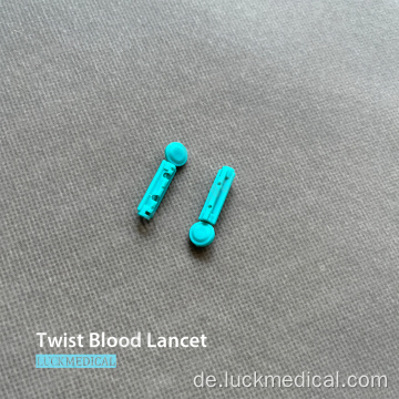 Lancet Blood Collection Disposable -Verwendung